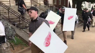 White-Supremacist Bozos Appropriated The Detroit Red Wings Logo